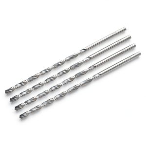 5mm Twist Drill Bits Generic HSS Straight Shank Extra Long 160mm 4pcs-0