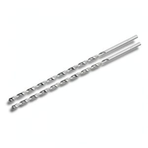 uxcell 2PCS 5mm x 250mm Straight Shank Twist Drill Bit Extra Long-0