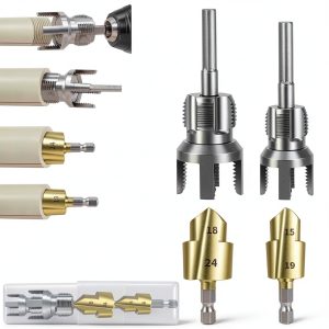 PPR Pipe Threading Kit by PILISPARK 1/2 3/4 Dual Thread Long Bits-0